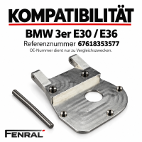 Verdeckmotor-Halterung kompatibel für BMW 3er E36 Cabrio FENRAL
