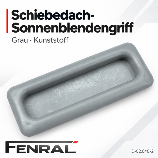 Schiebedach-Sonnenblendengriff kompatibel für Mercedes-Benz W210/W211 – Grau – FENRAL