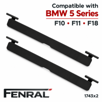 Dachträgerleisten-Abdeckungen, 2 Stück, für BMW F10/F11/F18