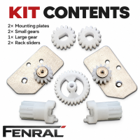 Außenspiegel-Klappmechanik-Reparatursatz kompatibel für Kia Sorento II XM FENRAL
