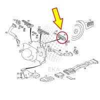 Belüftungsdüse Lüftungsgitter für Mercedes W124 E-Klasse INSTRUMENTENTAFEL TOP