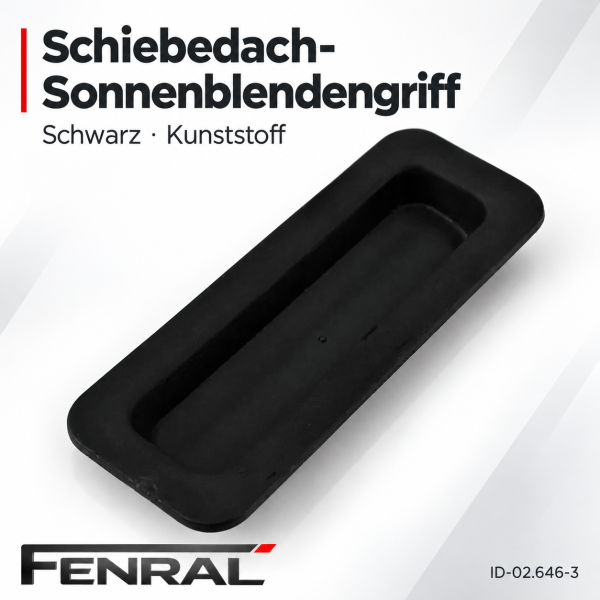 Schiebedach-Sonnenblendengriff kompatibel für Mercedes-Benz W210 Schwarz FENRAL