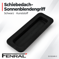 Schiebedach-Sonnenblendengriff kompatibel für Mercedes-Benz W210 Schwarz FENRAL