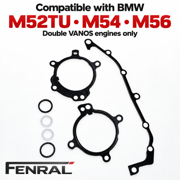 Double VANOS housing gasket set compatible with BMW M52TU M54 M56