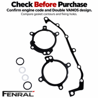 Double VANOS housing gasket set compatible with BMW M52TU M54 M56