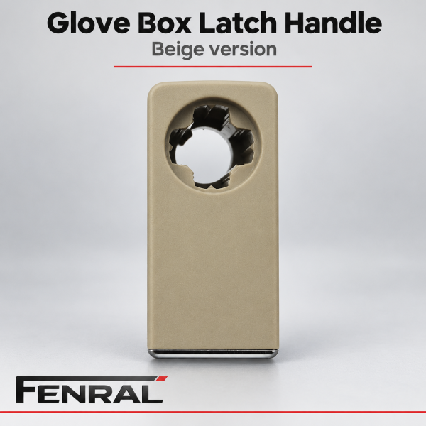 Handschuhfach-Verschlussgriff kompatibel für Mercedes-Benz W204/C204/S204 – Beige – FENRAL