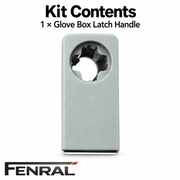 Handschuhfach-Verschlussgriff kompatibel für Mercedes-Benz W204/C204/S204 Grau FENRAL