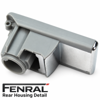 Handschuhfach-Verschlussgriff kompatibel für Mercedes-Benz W204/C204/S204 Grau FENRAL