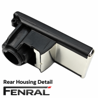 Handschuhfach-Verschlussgriff kompatibel für Mercedes-Benz W204/C204/S204 W212/S212 – Schwarz – FENRAL