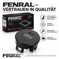 Klima-OFF-Tastenkappe kompatibel für BMW E60/E61 E63/E64 – Schwarz – FENRAL