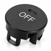 Klima-OFF-Tastenkappe kompatibel für BMW E60/E61 E63/E64 – Schwarz – FENRAL