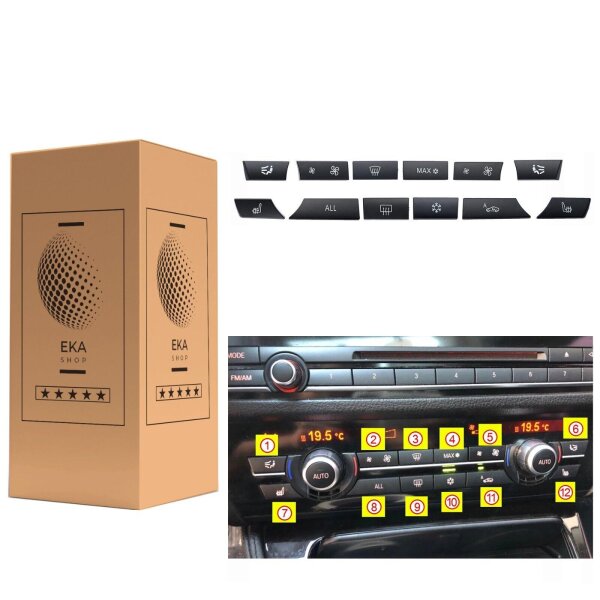Klimaanlagenpanel BMW F10 F11 Radioschalter Klimabedienteil SET 61319328425