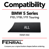 Klima- und Radio-Tastenkappen kompatibel für BMW 5er F10/F11 – FENRAL