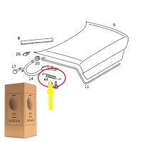 Kofferraumscharnier Feder Heckklappe Spring Für Mercedes W124 C124 A1247570629