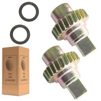 2 Messing Zahnrad Stellmotor Verdeck Flügel Antrieb...