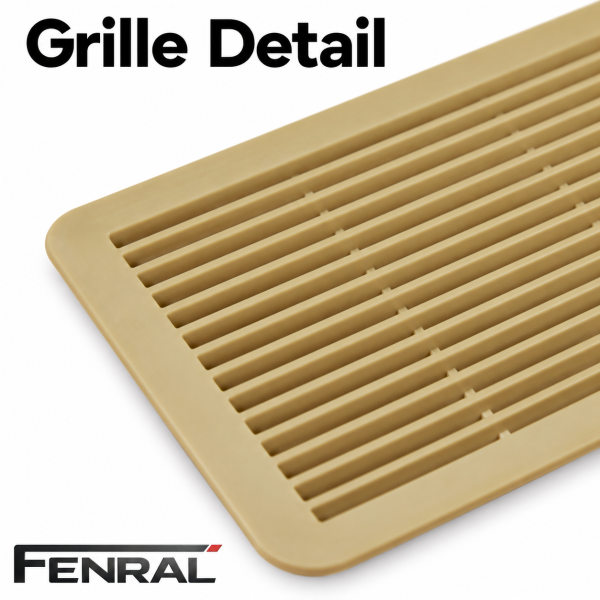 Lüftungsgitter für Schiebedach-Sonnenblende kompatibel für Mercedes-Benz W210/W211 Beige FENRAL