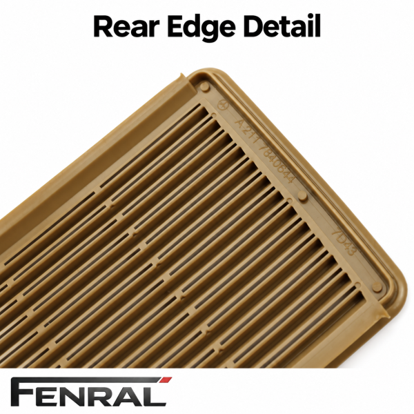 Lüftungsgitter für Schiebedach-Sonnenblende kompatibel für Mercedes-Benz W210/W211 Beige FENRAL