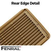 Lüftungsgitter für Schiebedach-Sonnenblende kompatibel für Mercedes-Benz W210/W211 Beige FENRAL