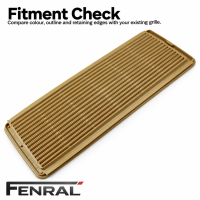 Lüftungsgitter für Schiebedach-Sonnenblende kompatibel für Mercedes-Benz W210/W211 Beige FENRAL