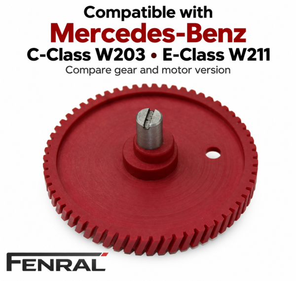 Schiebedachmotor-Reparaturzahnrad kompatibel für Mercedes-Benz W203 W211 – FENRAL