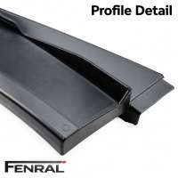 Pollenfilter-Abdeckung kompatibel für VW Golf IV und Bora Schwarz Kunststoff FENRAL