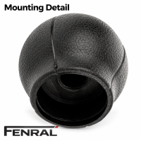 Schaltknauf 5-Gang kompatibel für Opel Corsa C/Combo Schwarz FENRAL