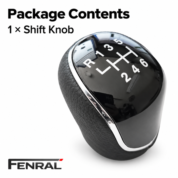 Schaltknauf kompatibel für Ford C-Max Focus Galaxy Kuga Mondeo S-Max – FENRAL