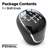Schaltknauf kompatibel für Ford C-Max Focus Galaxy Kuga Mondeo S-Max – FENRAL