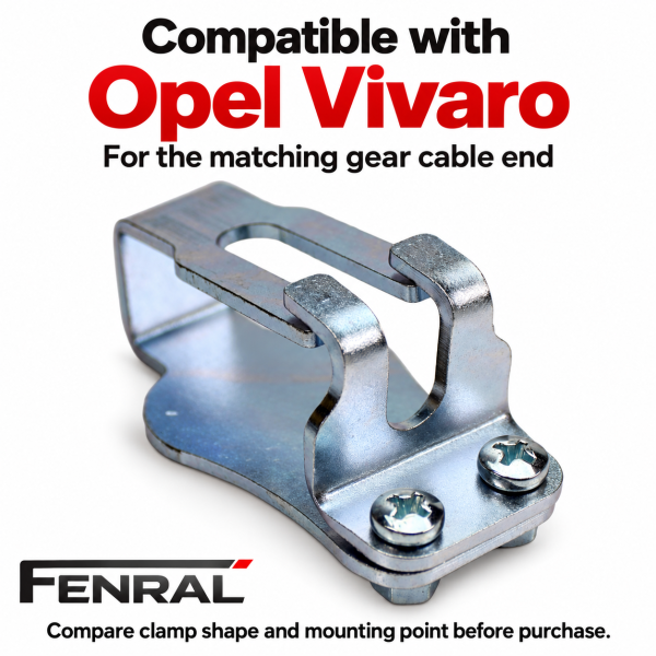 Schaltzug-Reparaturklemme kompatibel für Opel Vivaro mit Befestigungsteilen FENRAL